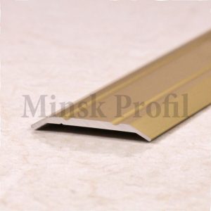 Одноуровневый алюминиевый порог для пола, открытое крепление