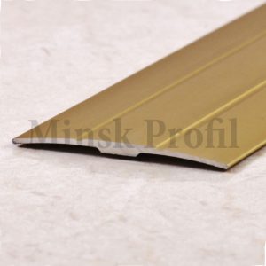 Алюминиевый накладной порог для пола с открытым креплением